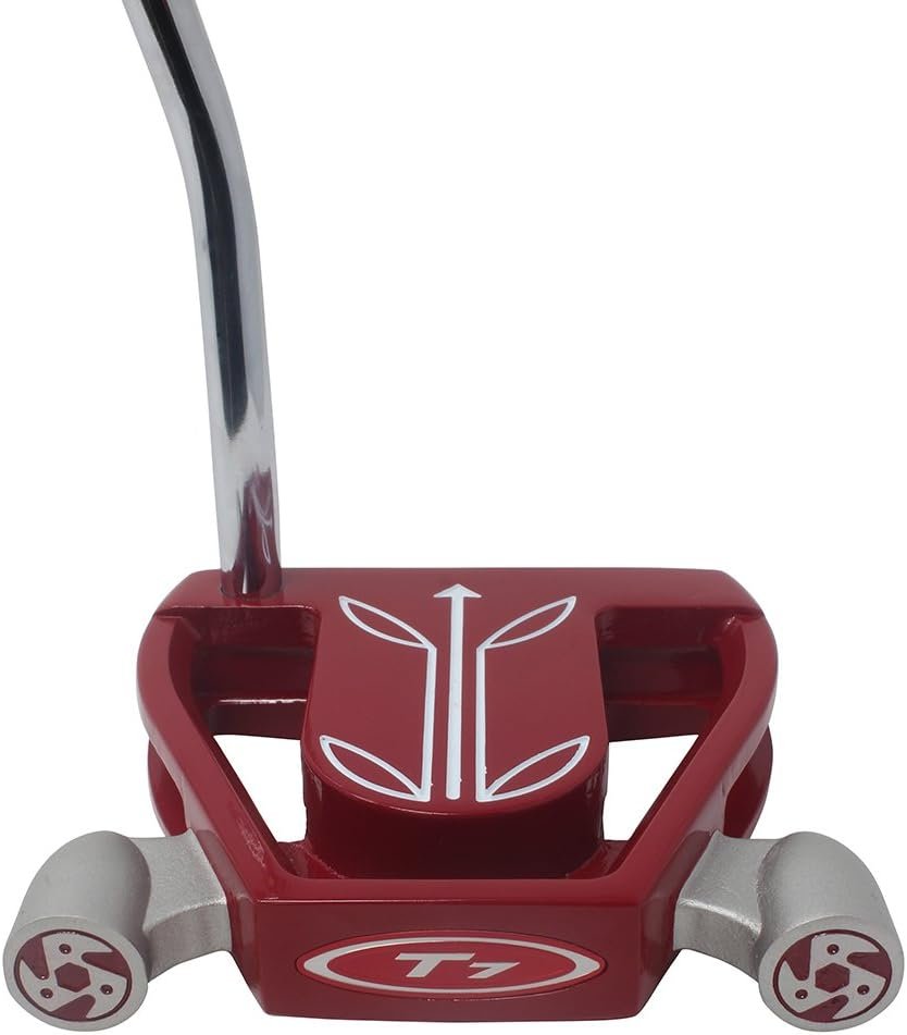 T7 Twin Engine Red Mallet Golf Putter Right Handed with Alignment Line Up Hand Tool 33 Inches Petite Ladys Perfect for Lining up Your Putts